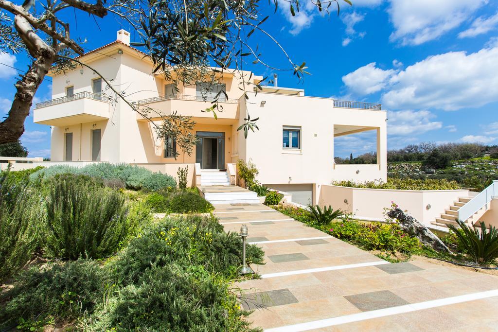 Deluxe Villa Ianthos - Outdoor Hot Tub & Kids Pool Gállos Zewnętrze zdjęcie