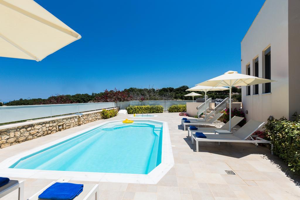 Deluxe Villa Ianthos - Outdoor Hot Tub & Kids Pool Gállos Zewnętrze zdjęcie